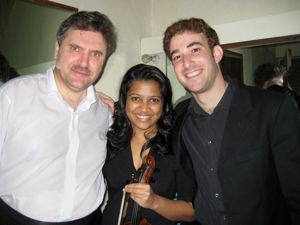 Yaron Kohlberg and Roman Moiseyev with The Bombay Chamber Orchestra