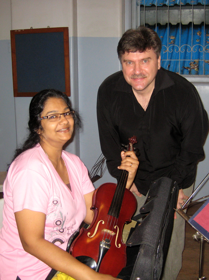 The Bombay Chamber Orchestra. India. Mumbai. Roman Moiseyev